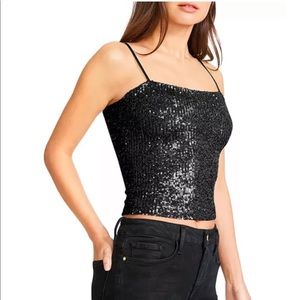 BB Dakota Sequin tank top
